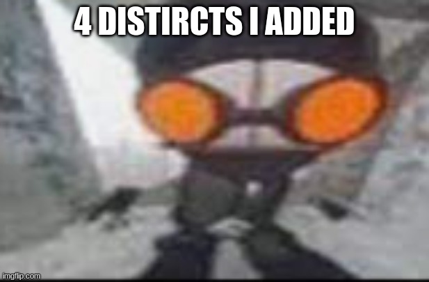 8 tirbutes left | 4 DISTIRCTS I ADDED | image tagged in goofy ahh hank | made w/ Imgflip meme maker