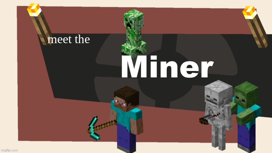 minor miner |  meet the; Miner | image tagged in meet the blank | made w/ Imgflip meme maker