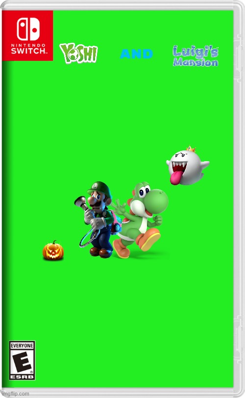 if nintendo made more halloween related games | AND | image tagged in nintendo switch,yoshi,luigi,halloween | made w/ Imgflip meme maker