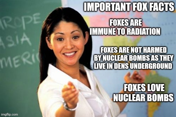 3 images isn't spamming. | image tagged in important,fox,facts | made w/ Imgflip meme maker
