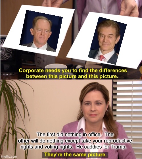 Toomey v Oz Blank Meme Template