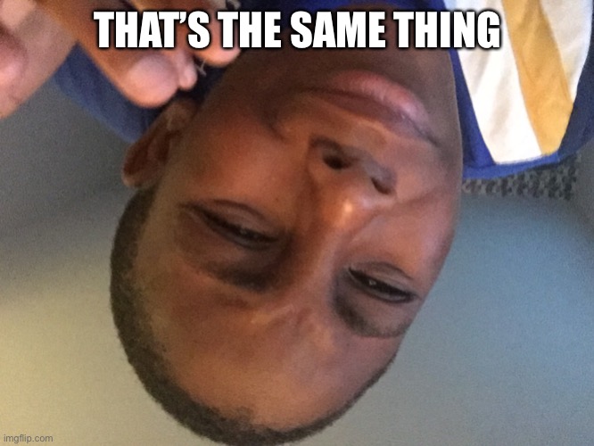That's the  same thing | THAT’S THE SAME THING | image tagged in that's the same thing | made w/ Imgflip meme maker