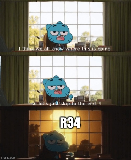 gumball | R34 | image tagged in gumball | made w/ Imgflip meme maker