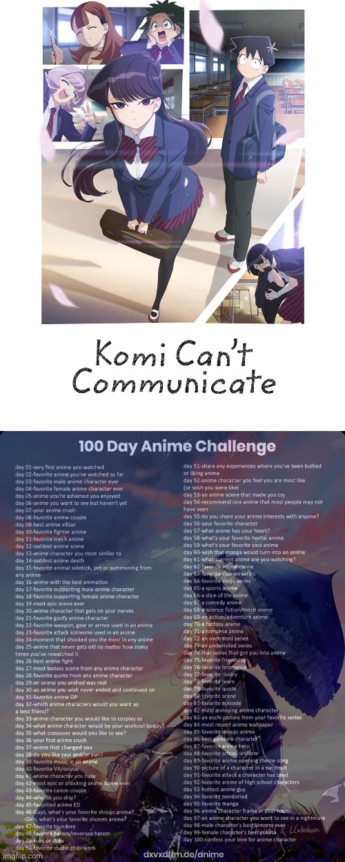 Day 5 | image tagged in 100 day anime challenge | made w/ Imgflip meme maker