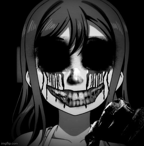 Spooktober time (she's out to grab you) | image tagged in cursemaru,evil,hanamaru exe | made w/ Imgflip meme maker