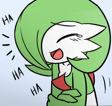 Laughing Gardevoir Blank Meme Template