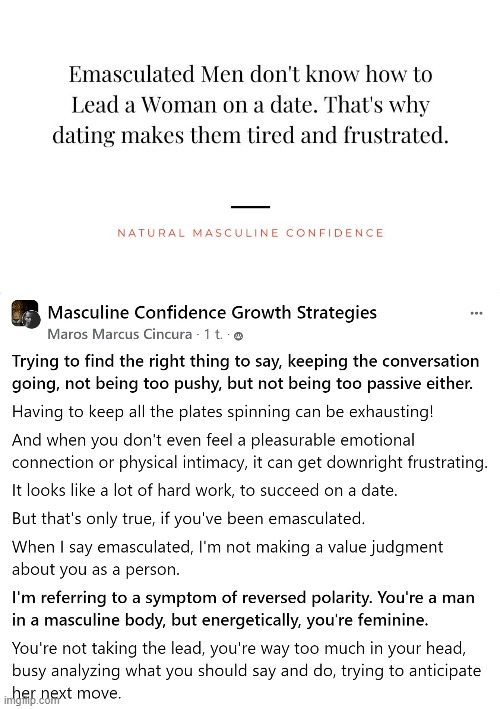 To whom it might concern. Solution is about generally being able to handle tension without fearing it.Playing with it | image tagged in masculinity,healthy masculinity,dating,advice | made w/ Imgflip meme maker