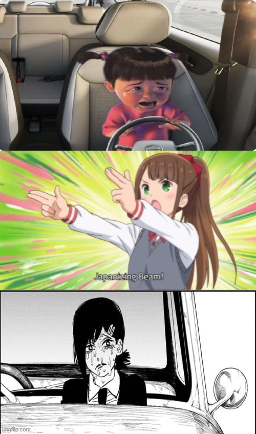 Poor girl. She's trying her best in life | image tagged in anime japanizing beam,manga,anime,memes,Animemes | made w/ Imgflip meme maker