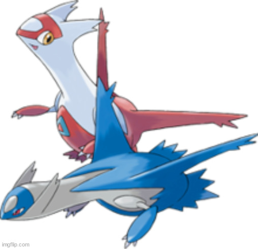 image tagged in latias and latios | made w/ Imgflip meme maker
