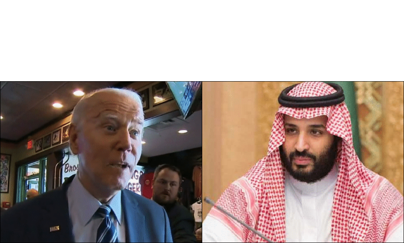 Joe and the Crown Prince Blank Meme Template