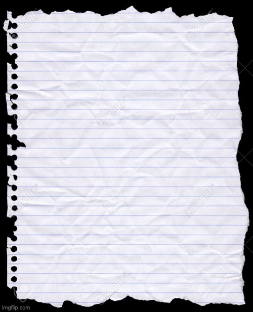 Old Notebook Paper | image tagged in old notebook paper | made w/ Imgflip meme maker