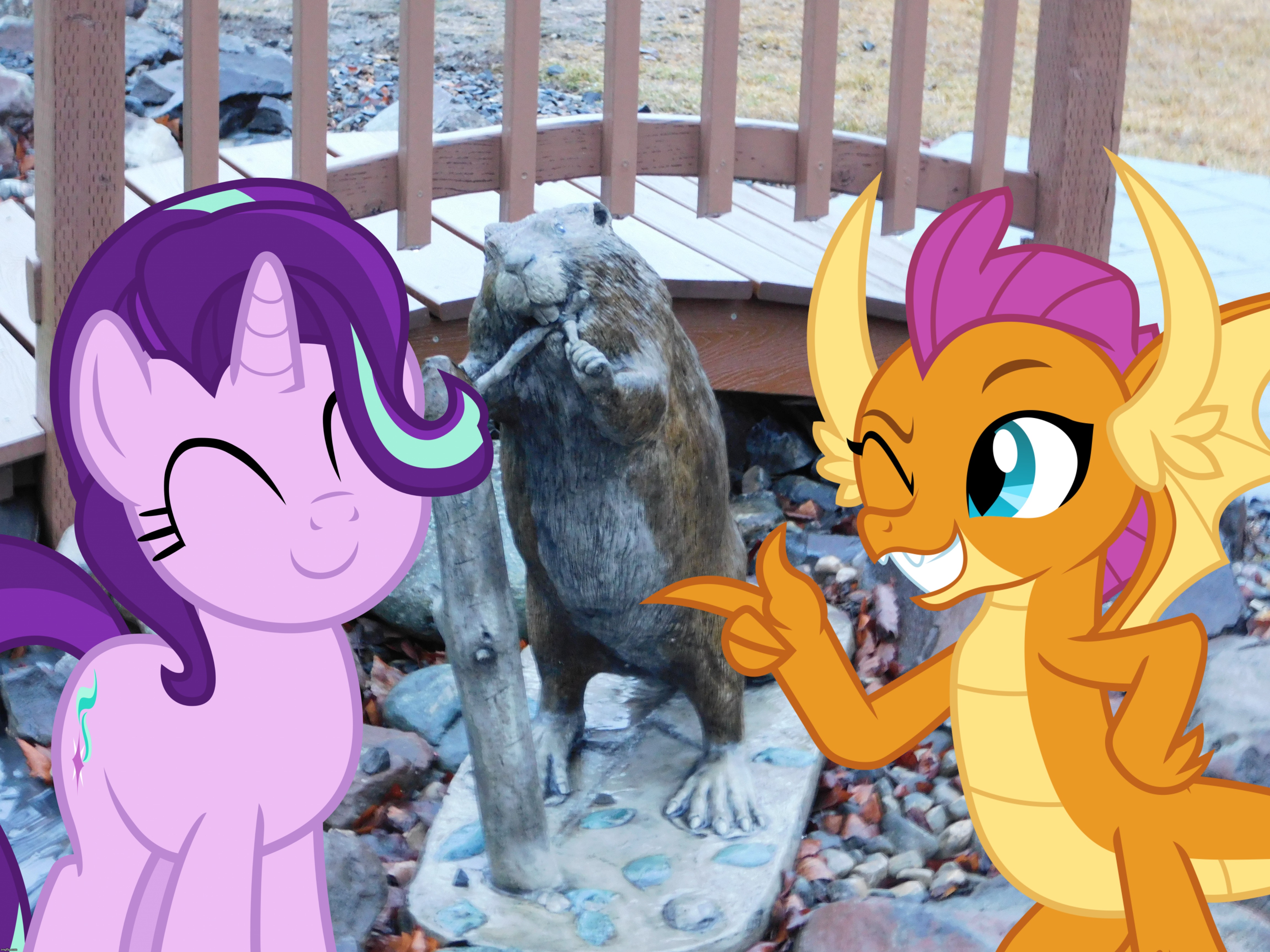 Squirrel Statue | image tagged in in real life,irl,my little pony friendship is magic | made w/ Imgflip meme maker