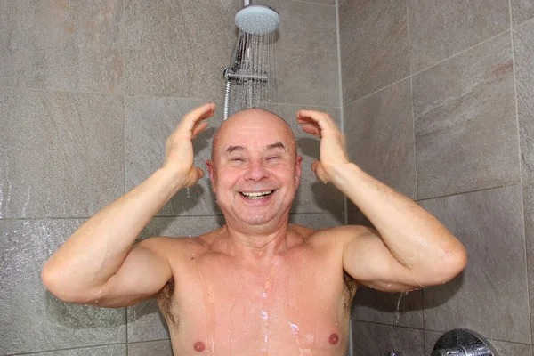 Excited Guy On a Shower Blank Meme Template