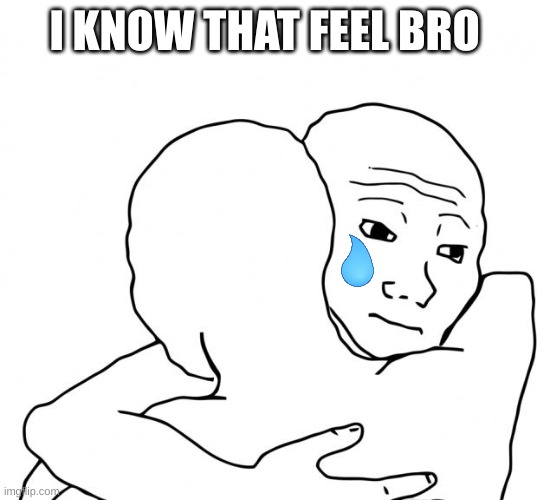 I Know That Feel Bro Meme | I KNOW THAT FEEL BRO | image tagged in memes,i know that feel bro | made w/ Imgflip meme maker