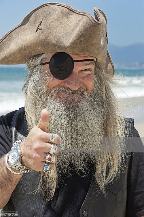 PIRATE THUMBS UP | image tagged in pirate thumbs up | made w/ Imgflip meme maker