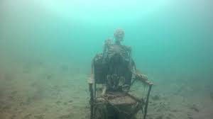 High Quality the drowned skeleton Blank Meme Template