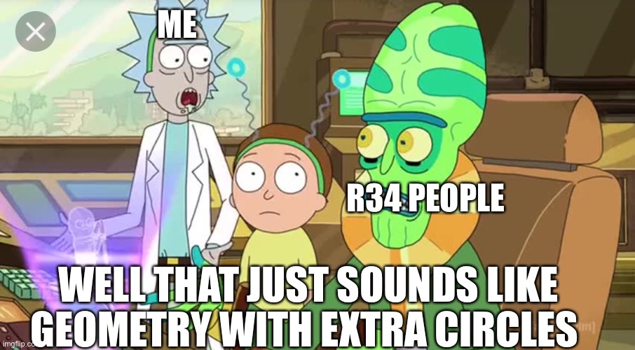 Well that just sounds like ... with extra steps | ME R34 PEOPLE WELL THAT JUST SOUNDS LIKE GEOMETRY WITH EXTRA CIRCLES | image tagged in well that just sounds like with extra steps | made w/ Imgflip meme maker