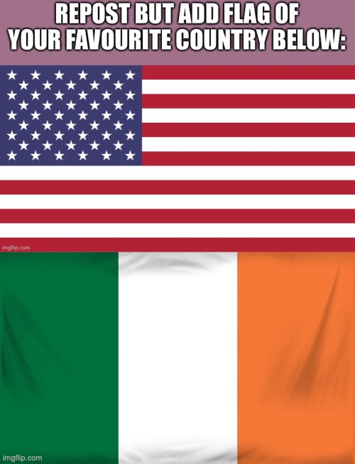 image tagged in ireland flag | made w/ Imgflip meme maker