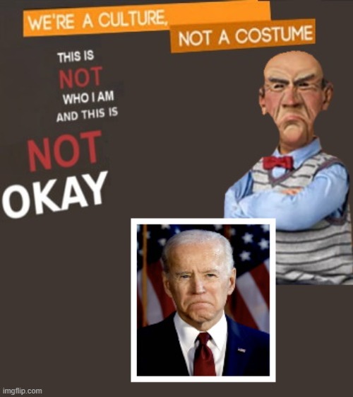 Walter Biden | image tagged in biden,walter,puppet,halloween,democrat,joe | made w/ Imgflip meme maker