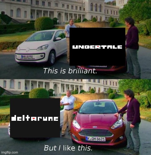 Me after finishing deltarune chapter 2 be like | image tagged in this is brilliant but i like this | made w/ Imgflip meme maker