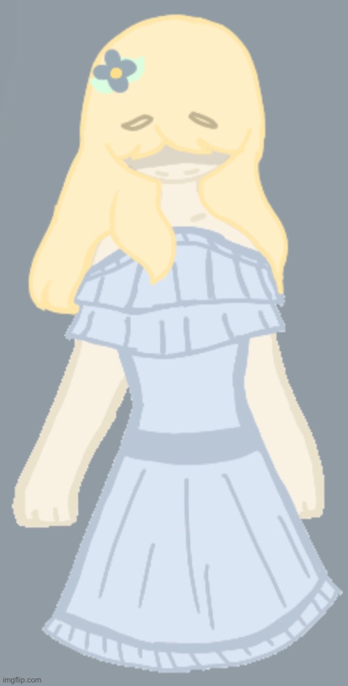 Random drawing I did ;-; | made w/ Imgflip meme maker