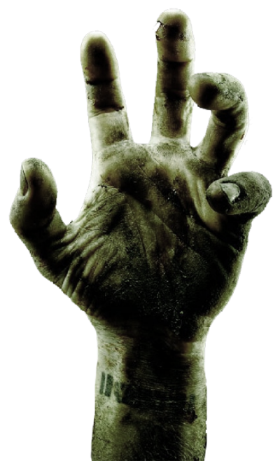 Zombie hand with transparency Blank Meme Template