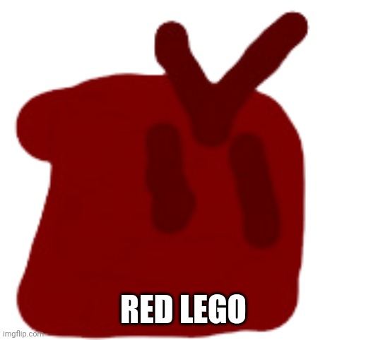 Red Pixer | RED LEGO | image tagged in red pixer | made w/ Imgflip meme maker