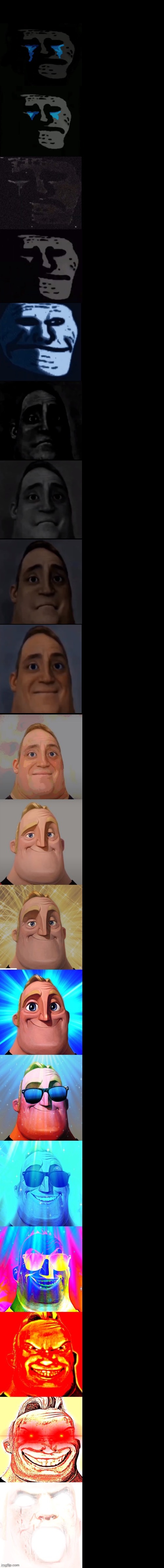 High Quality Mr Incredible Becoming Sad To Canny Blank Meme Template