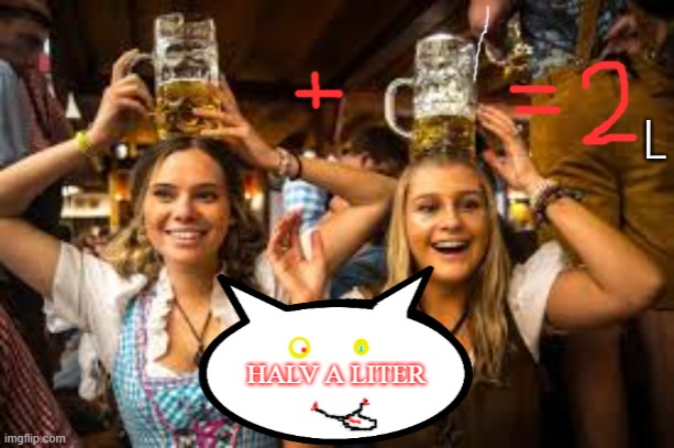 how to offer a pint in bavarian | image tagged in quantities | made w/ Imgflip meme maker