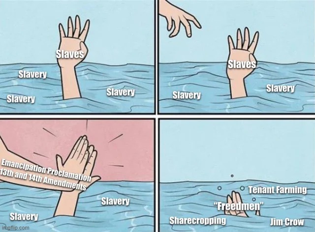 Was It Really Freedom? | image tagged in historical meme | made w/ Imgflip meme maker
