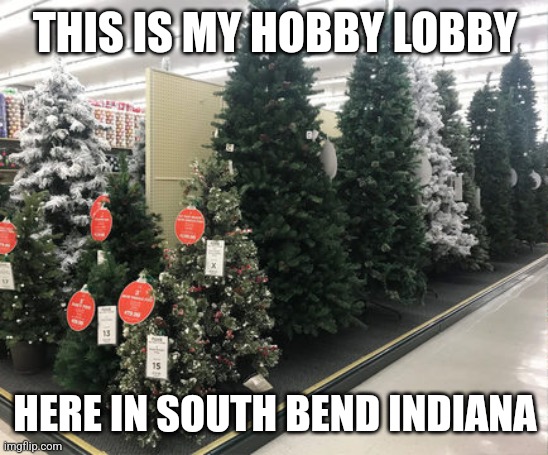 THIS IS MY HOBBY LOBBY HERE IN SOUTH BEND INDIANA | made w/ Imgflip meme maker