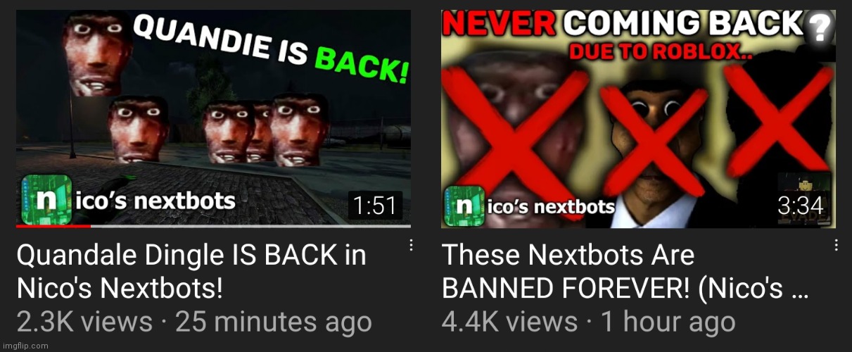 QUANDIE REMOVED / NICO'S NEXTBOTS / ROBLOX 