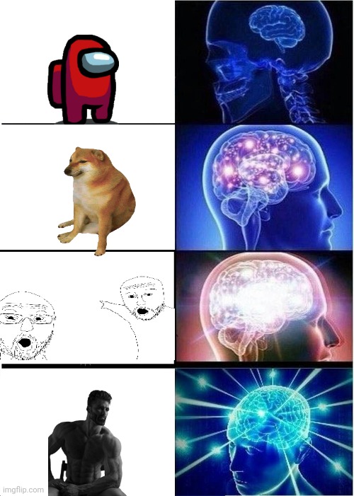 Fun stream. New users | image tagged in memes,expanding brain | made w/ Imgflip meme maker