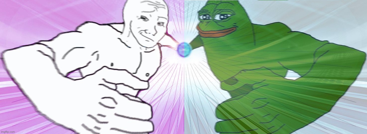 Pepe Wojak double Rasengan | image tagged in pepe wojak double rasengan | made w/ Imgflip meme maker