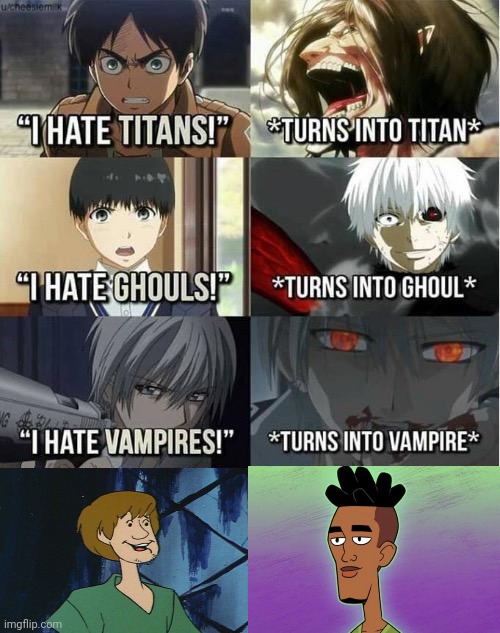 n wodr | image tagged in i hate titans turns into titan | made w/ Imgflip meme maker