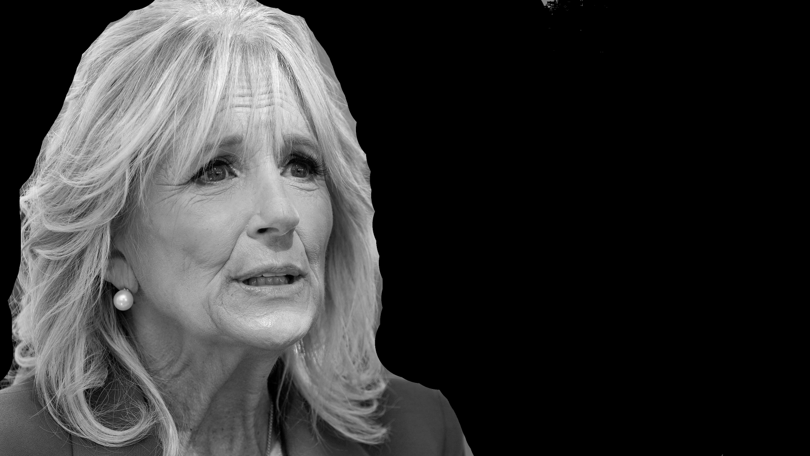 High Quality Random Thoughts Jill Biden Blank Meme Template