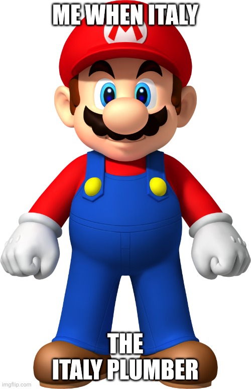 real | ME WHEN ITALY; THE ITALY PLUMBER | image tagged in everything's alright mario | made w/ Imgflip meme maker