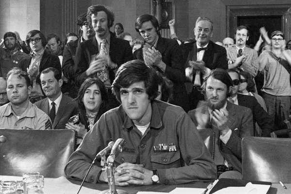 High Quality John Kerry anti-war protestor Blank Meme Template