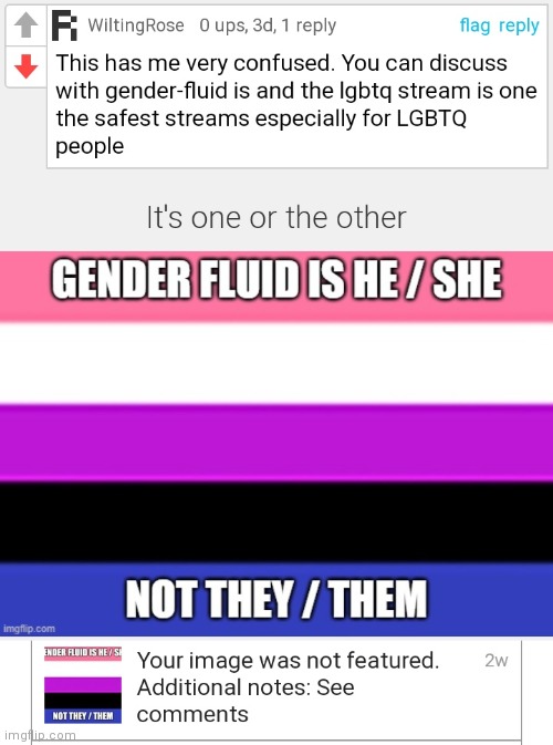 My opinion was censored | image tagged in lgbtq,censorship,hypocrisy | made w/ Imgflip meme maker