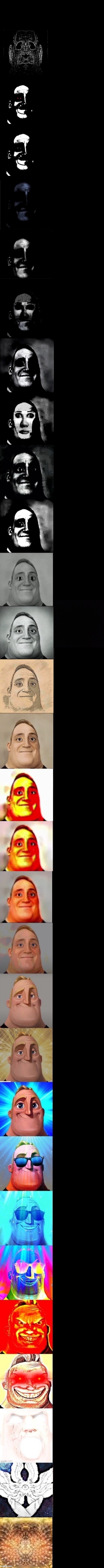 High Quality Mr Incredible Becoming Uncanny To Canny But It's Decent Blank Meme Template