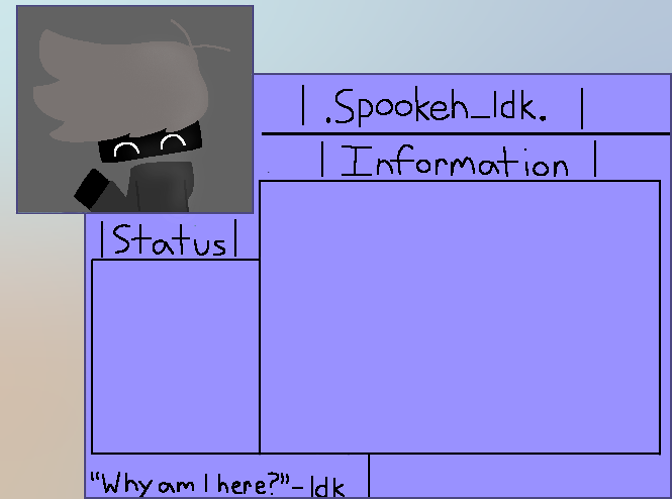 Newer Announcement Template [Original: spookeh_Yoine] Blank Meme Template
