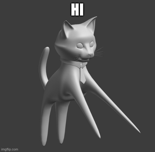 Hi | HI | image tagged in cat | made w/ Imgflip meme maker