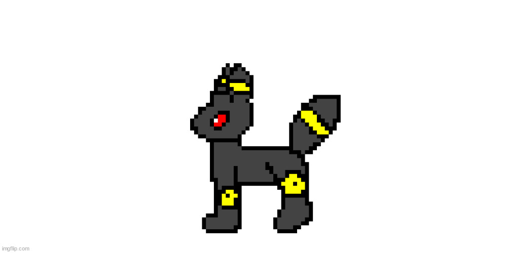 umbreon pixel art | made w/ Imgflip meme maker