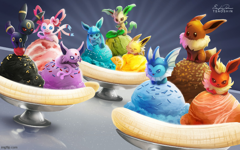 mmmm the glaceon one looks good | made w/ Imgflip meme maker