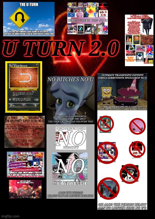 added on to the u turn | U TURN 2.0 | image tagged in memes,blank transparent square | made w/ Imgflip meme maker