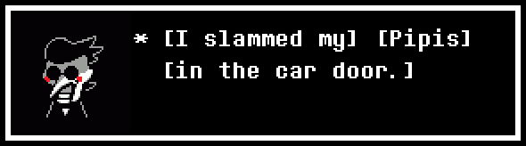 Spamton slammed his pipis in the car door. Blank Meme Template