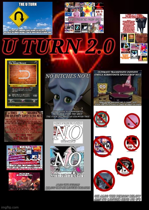 U Turn 2.0 Blank Meme Template