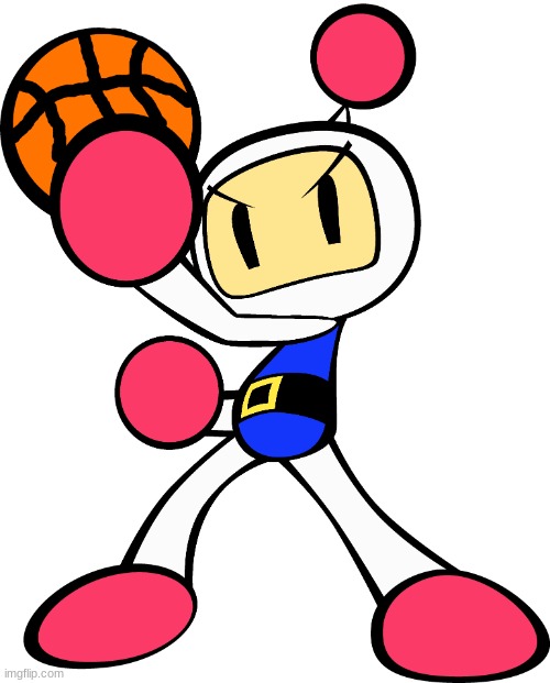 He ballin | image tagged in white bomber with a basketball | made w/ Imgflip meme maker