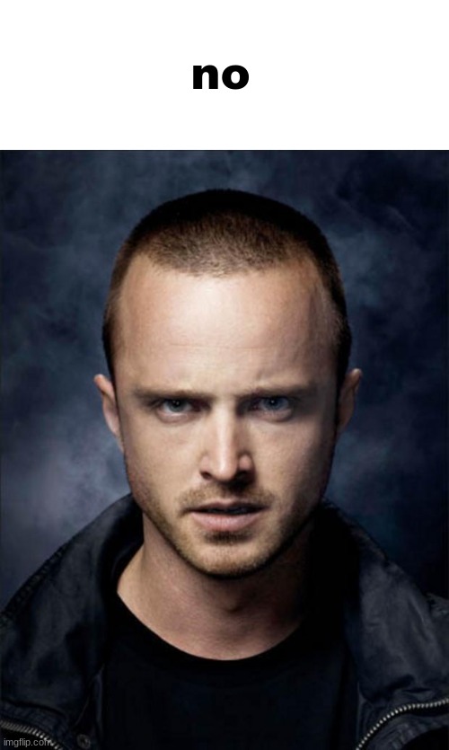 Jesse Pinkman | no | image tagged in jesse pinkman | made w/ Imgflip meme maker