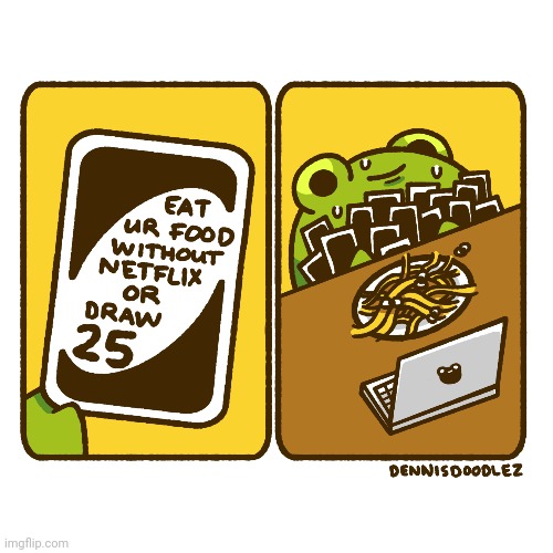 Frog food | image tagged in frog,netflix,comics,comics/cartoons,uno draw 25 cards,draw 25 | made w/ Imgflip meme maker